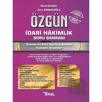 Özgün İdari Hâkimlik Soru Bankası