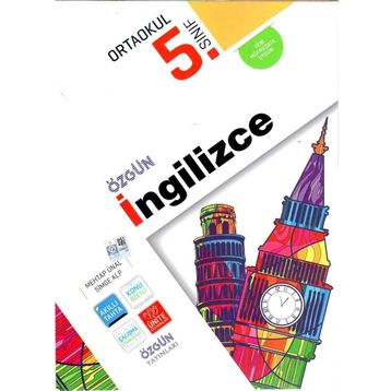 Özgün Yayınları 5. Sınıf İngilizce Konu Özetli Soru Bankası