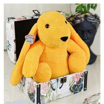 Özgüner Oyuncak Uyku Arkadaşım Sarı Tavşan 45 cm Peluş Oyuncak