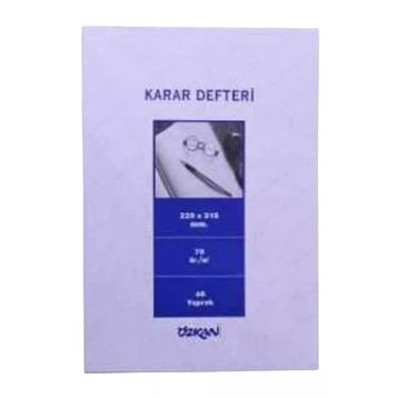 Özkan 40 Yaprak Karar Defteri