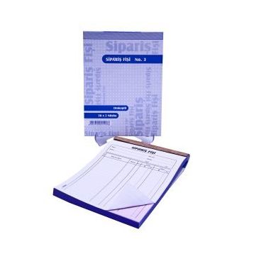 Özkan Bm521 No:3 Otokopili Küçük 50x3 Sipariş Fişi