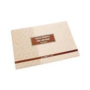 Özkan BM732 0358 40 Yaprak Yıllık Ücretli İzin Defteri
