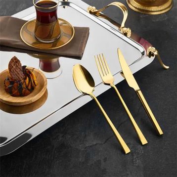 Özlife 60 Parça Titanyum Çatal Kaşık Takımı