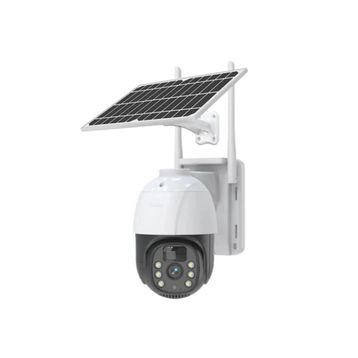 Ozmik CMR47 PTZ Solar IP 4G SIM Kart Hareket Algılama Alarm Gece Görüş CCTV Güvenlik Kamera