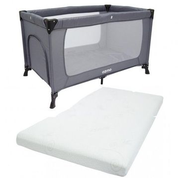 Ozmo Aura 70x120 cm Yataklı Gri Oyun Parkı