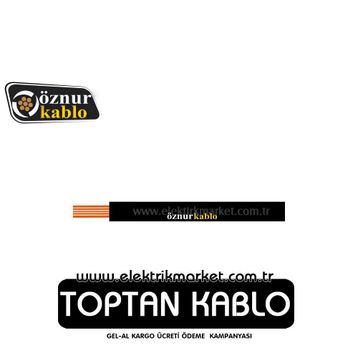Öznur 2,5 mm NYAF Siyah Kablo
