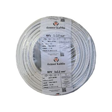 Öznur 2x1.5 mm 1 mt NYM Kablo