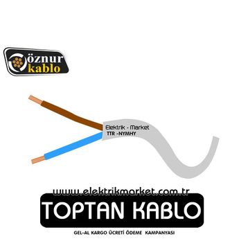 Öznur 2x1,5 mm Ttr Kablo