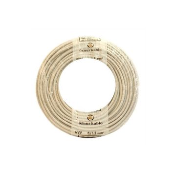 Öznur 3x4 mm Ttr 100 m Beyaz Kablo