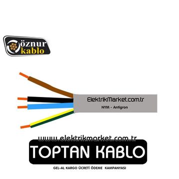 Öznur 4x4 mm NYM Antigron Kablo