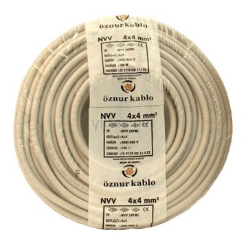Öznur 4x4 mm2 Nym Antigron 100 m Kablo