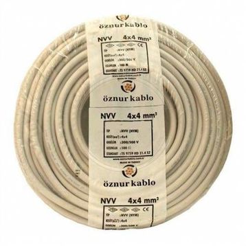Öznur 4x4 mm2 Nym Antigron 100 m Kablo