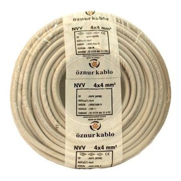 Öznur 4x4 mm2 Nym Antigron 100 m Kablo