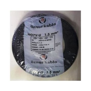 Öznur NYA 1,5'luk Siyah Kablo