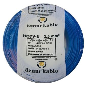 Öznur NYA 2,5'luk Mavi Kablo