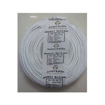 Öznur Ttr 3x1.5 mm 50 m Beyaz Kablo