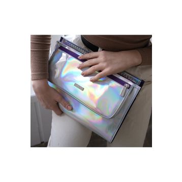 Ozpack Business Mor Hologram Orta Laptop Çantası