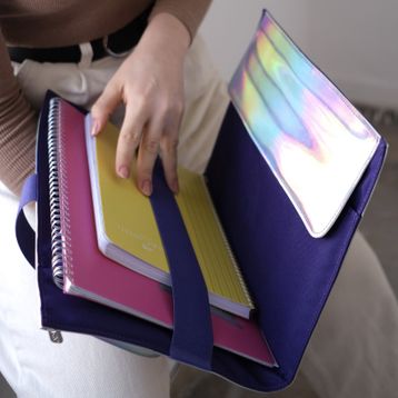 Ozpack Business Mor Hologram Orta Laptop Çantası