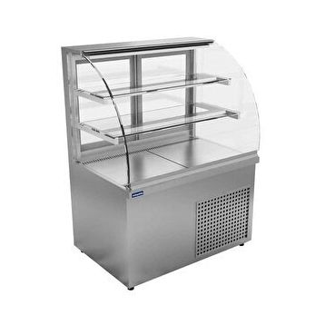 Öztiryakiler Bombe Camlı 240 lt 100x70x135 cm Sıcak Teşhir Dolabı