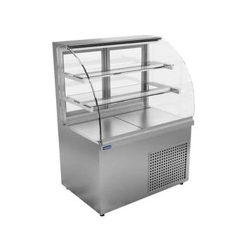 Öztiryakiler Bombe Camlı 240 lt 100x70x135 cm Sıcak Teşhir Dolabı