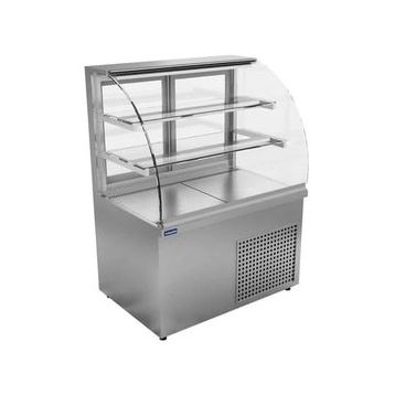 Öztiryakiler Bombe Camlı 360 lt 150x70x135 cm Sıcak Teşhir Dolabı