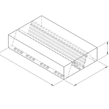Öztiryakiler Kutu Tipi Çift Cidarlı Filtreli 300x150 cm Orta Tip Davlumbaz