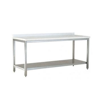 Öztiryakiler Mermer Tablalı Taban Raflı 160x70 cm Çalışma Tezgahı