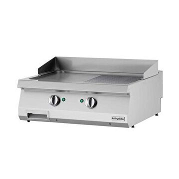 Öztiryakiler OGE 8070 1/2 N Yarı Oluklu Plate 80x70 cm Elektrikli Grill