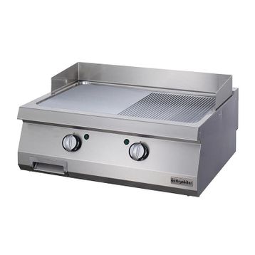 Öztiryakiler OGE 8070 1/2 N Yarı Oluklu Plate 80x70 cm Elektrikli Grill