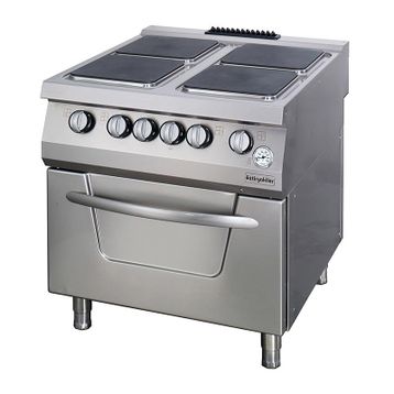 Öztiryakiler OSOGF 8090 C 700 Seri 4 Gözlü Gazlı Fırınlı Kuzine Ocak