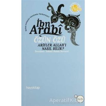 Özün Özü - Muhyiddin İbni Arabi