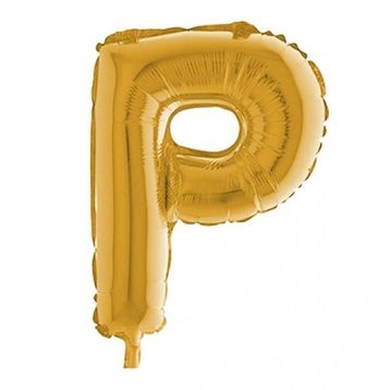 P Harf Altın 100 cm Folyo Balon