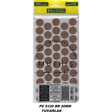 Pacific PC6120BR Kahverengi 20 mm Keçe