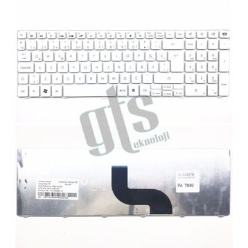 Packard Bell TM01 Beyaz Notebook Klavye
