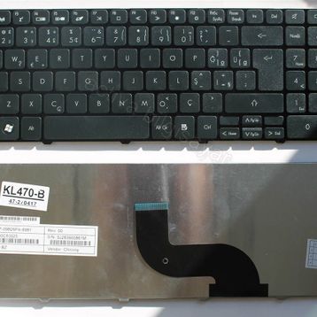 Packard Bell TM81 Siyah Notebook Klavye