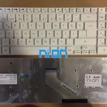 Packard Bell TV44 Beyaz Notebook Klavye