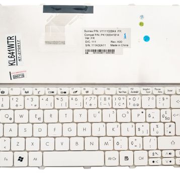Packard Bell ZE6 Beyaz Notebook Klavye