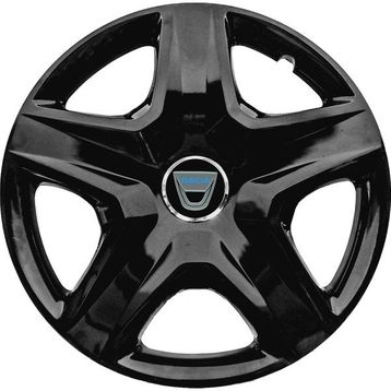 PackGar Dacia Logan 201 Amblemli Piano Black 4'lü Set 14 İnç Jant Kapağı