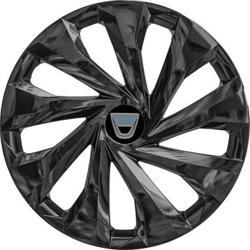 PackGar Dacia Logan 216 Amblemli Piano Black 4'lü Set 14 İnç Jant Kapağı