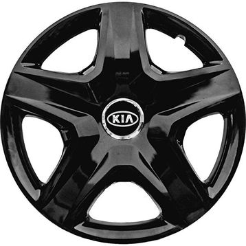 PackGar Kia 14 inç Amblemli Piano Black 4'lü Takım 201 Jant Kapağı