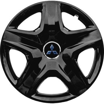 PackGar Mitsubishi 14 inç Amblemli Piano Black 4'lü Takım 201 Jant Kapağı