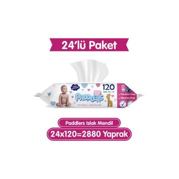Paddlers 24x120'li Islak Mendil