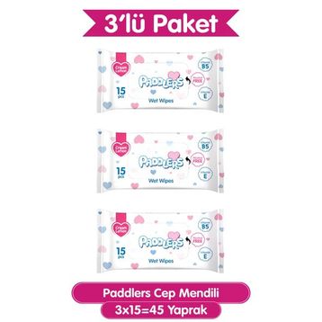 Paddlers 3x15 45 Yaprak Cep Mendili