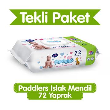Paddlers 72'li Islak Mendil