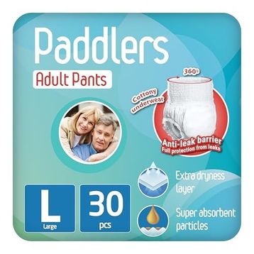 Paddlers Emici Külot Large 30 Adet Yetişkin Hasta Bezi