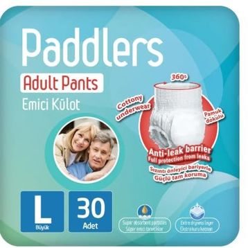 Paddlers Emici Külot Large 30 Adet Yetişkin Hasta Bezi