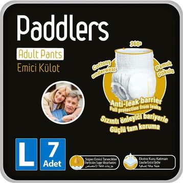 Paddlers Emici Külot Large 7 Adet Yetişkin Hasta Bezi