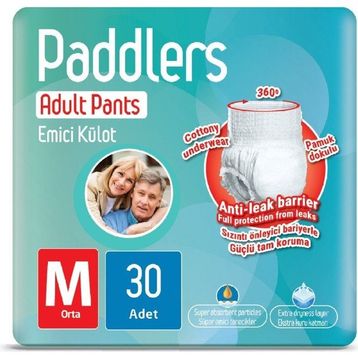 Paddlers Emici Külot Medium 30 Adet Yetişkin Hasta Bezi