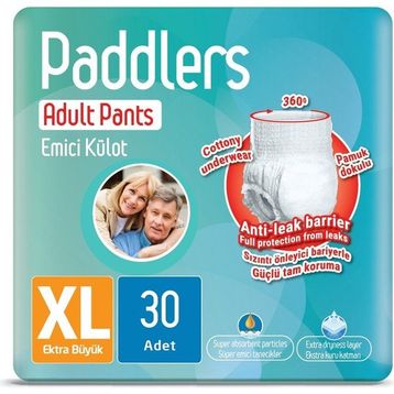 Paddlers Emici Külot X-Large 30 Adet Yetişkin Hasta Bezi