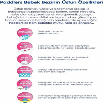 Paddlers No:2 Mini 80 Adet Bebek Bezi